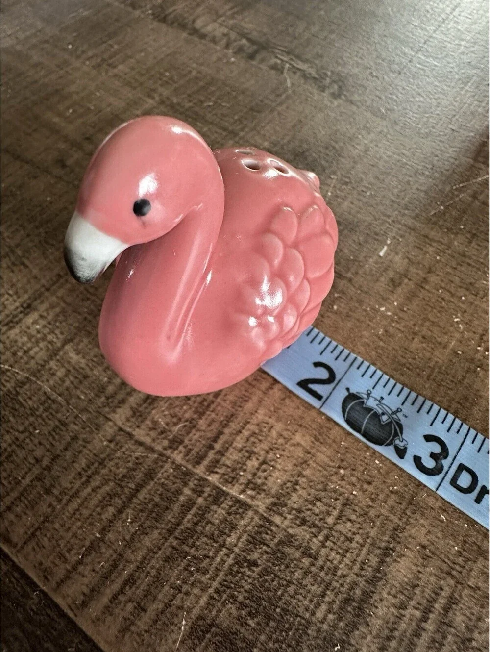 Pink Flamingo Salt & Pepper Shakers Ceramic Tropical Bird Kitchen Decor Set